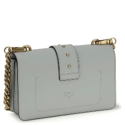 Gray Calf Leather Bos Taurus Shoulder Bag