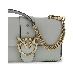 Gray Calf Leather Bos Taurus Shoulder Bag