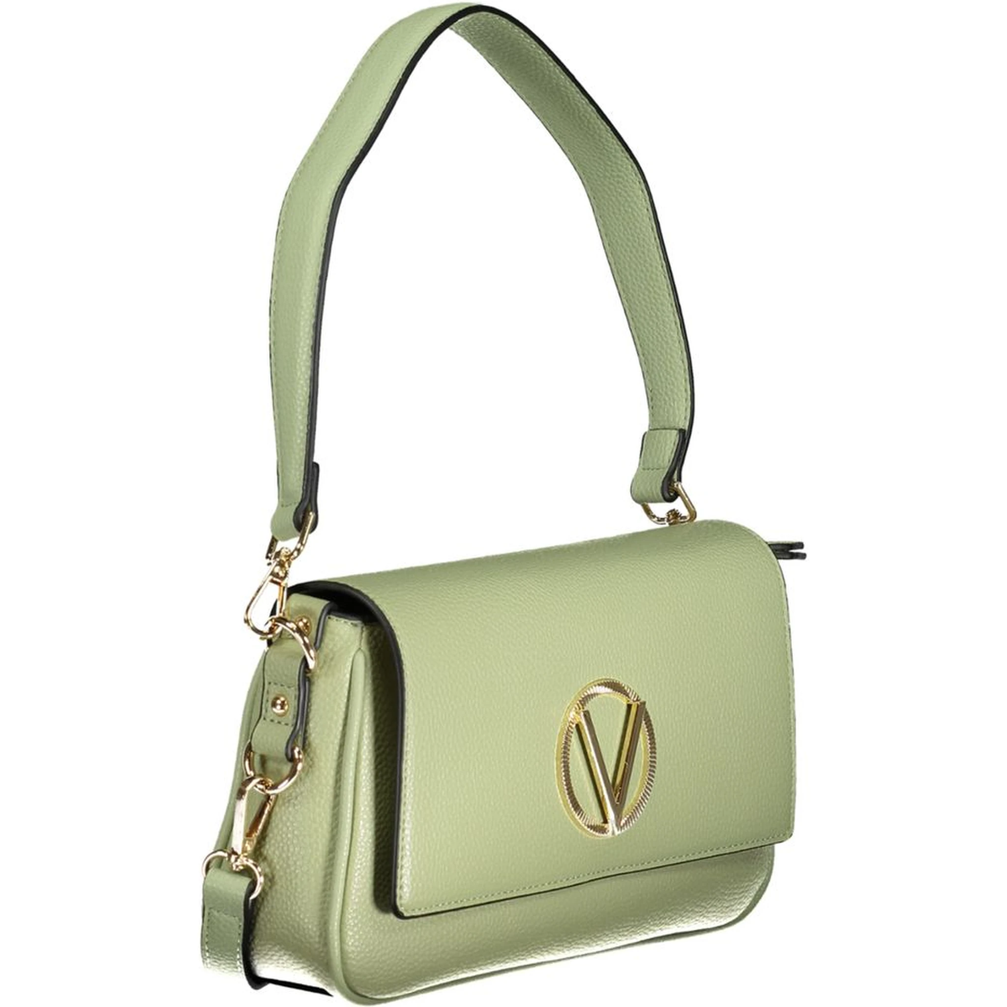 Green Poliuretano Women Handbag