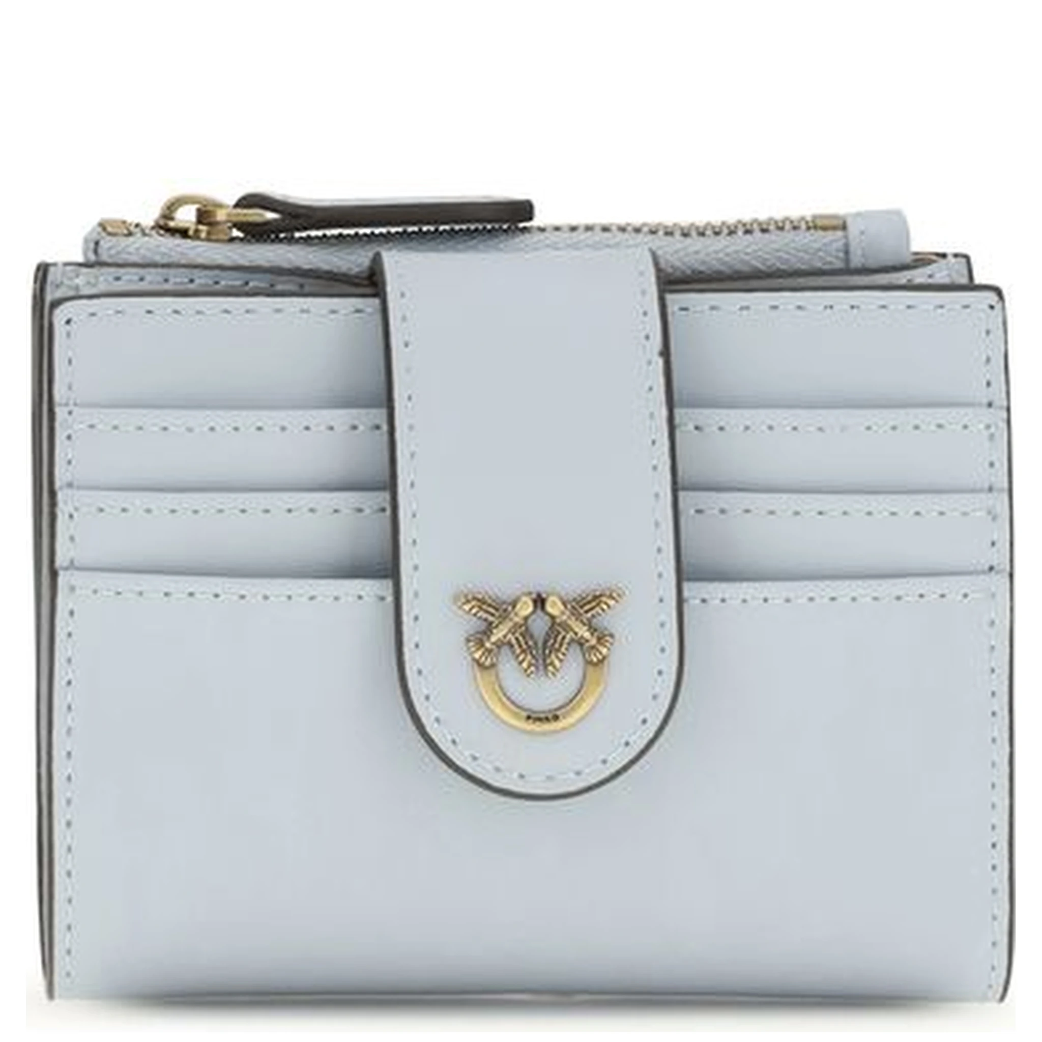 Blue Calf Leather Bos Taurus Wallet