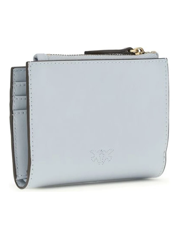 محفظة بوس توروس من جلد العجل الأزرق alternative