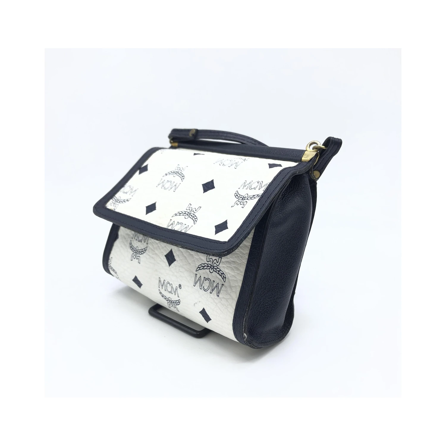 Mini Crossbody Bag White Visetos