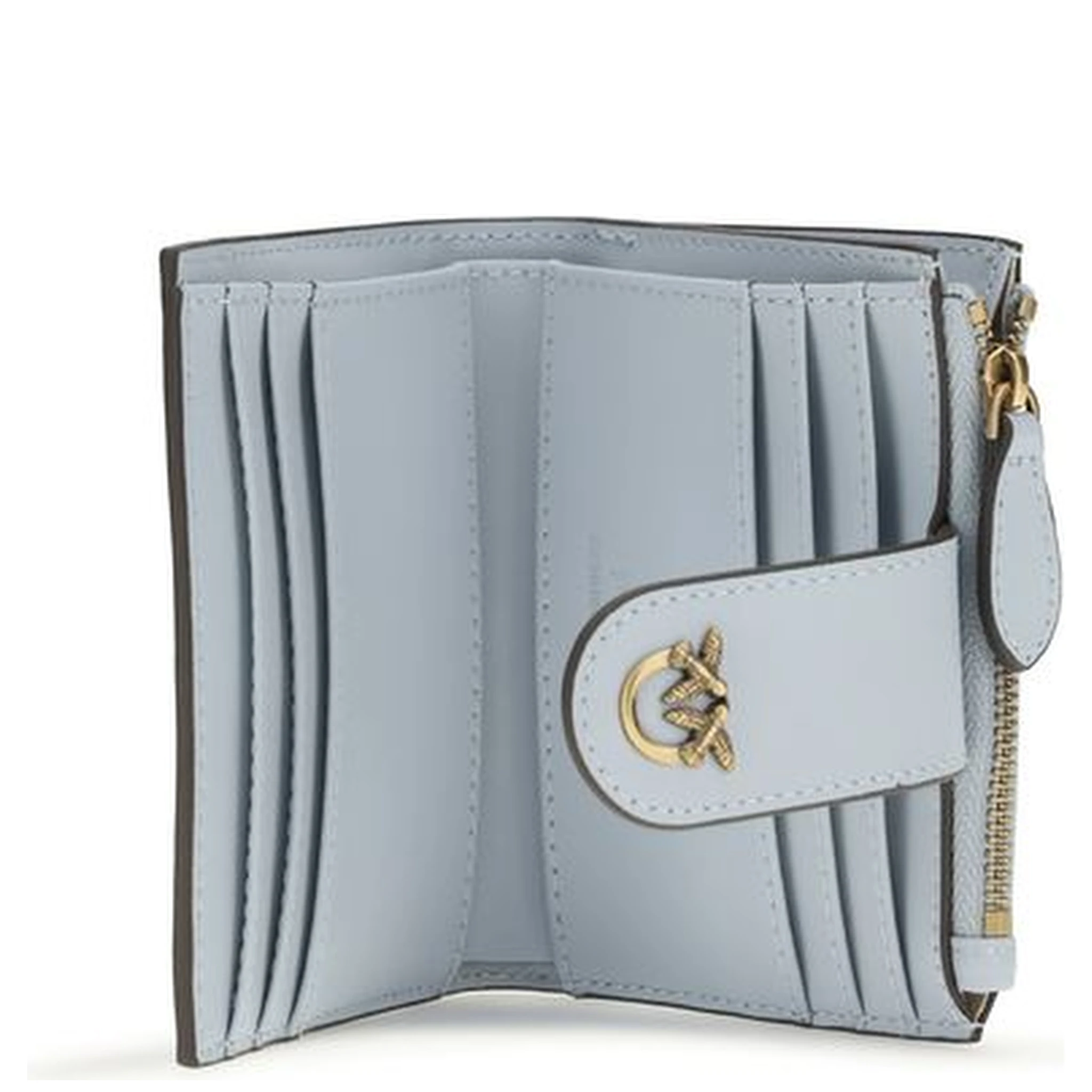 Blue Calf Leather Bos Taurus Wallet