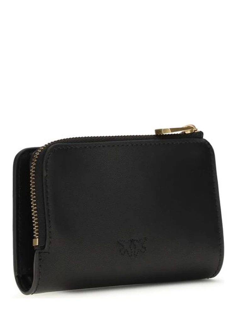 محفظة بوس توروس من جلد العجل الأسود alternative