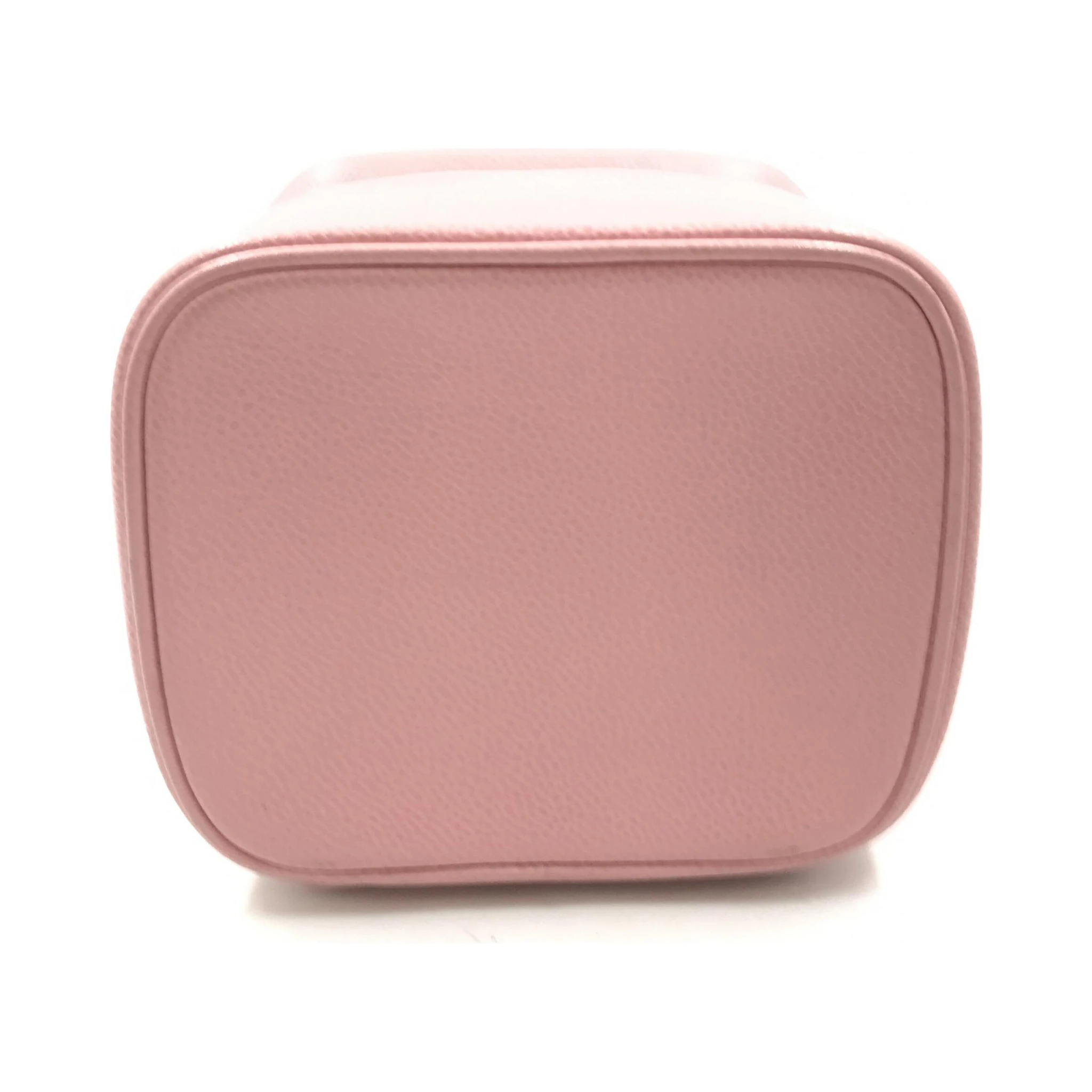 Pink Caviar Vanity Case With Zipper