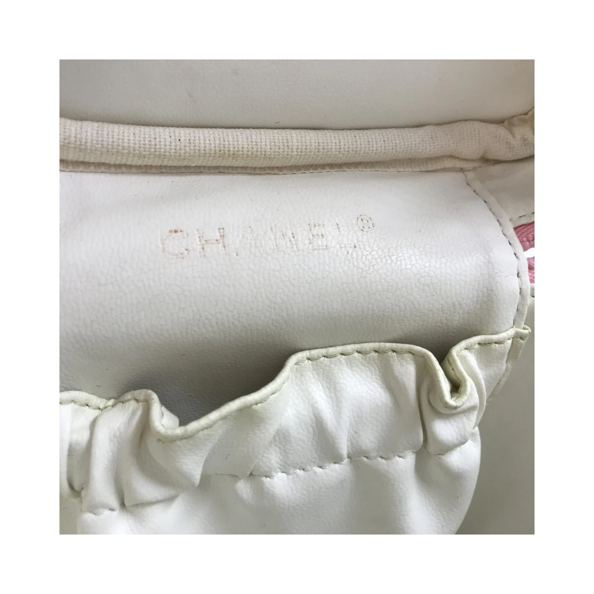 Pink Caviar Vanity Case With Zipper