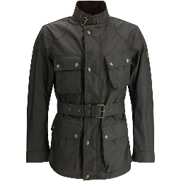 Bicolor Cotton Rain Coat