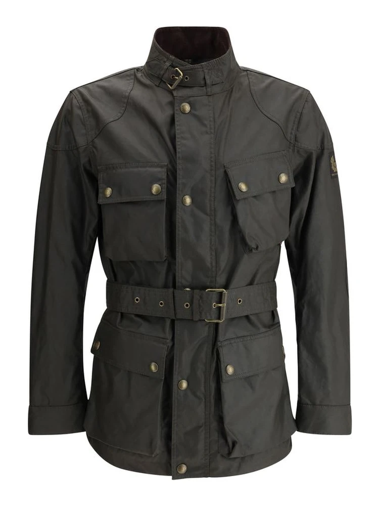 Bicolor Cotton Rain Coat