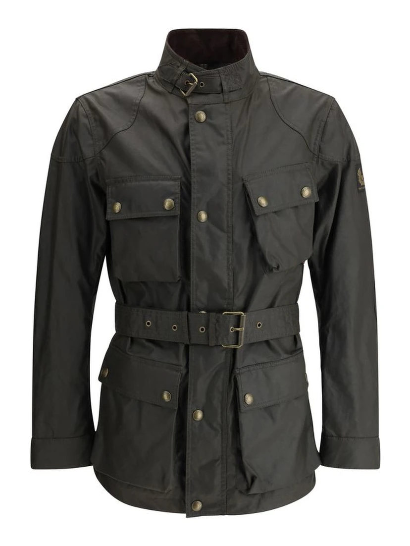 Bicolor Cotton Rain Coat