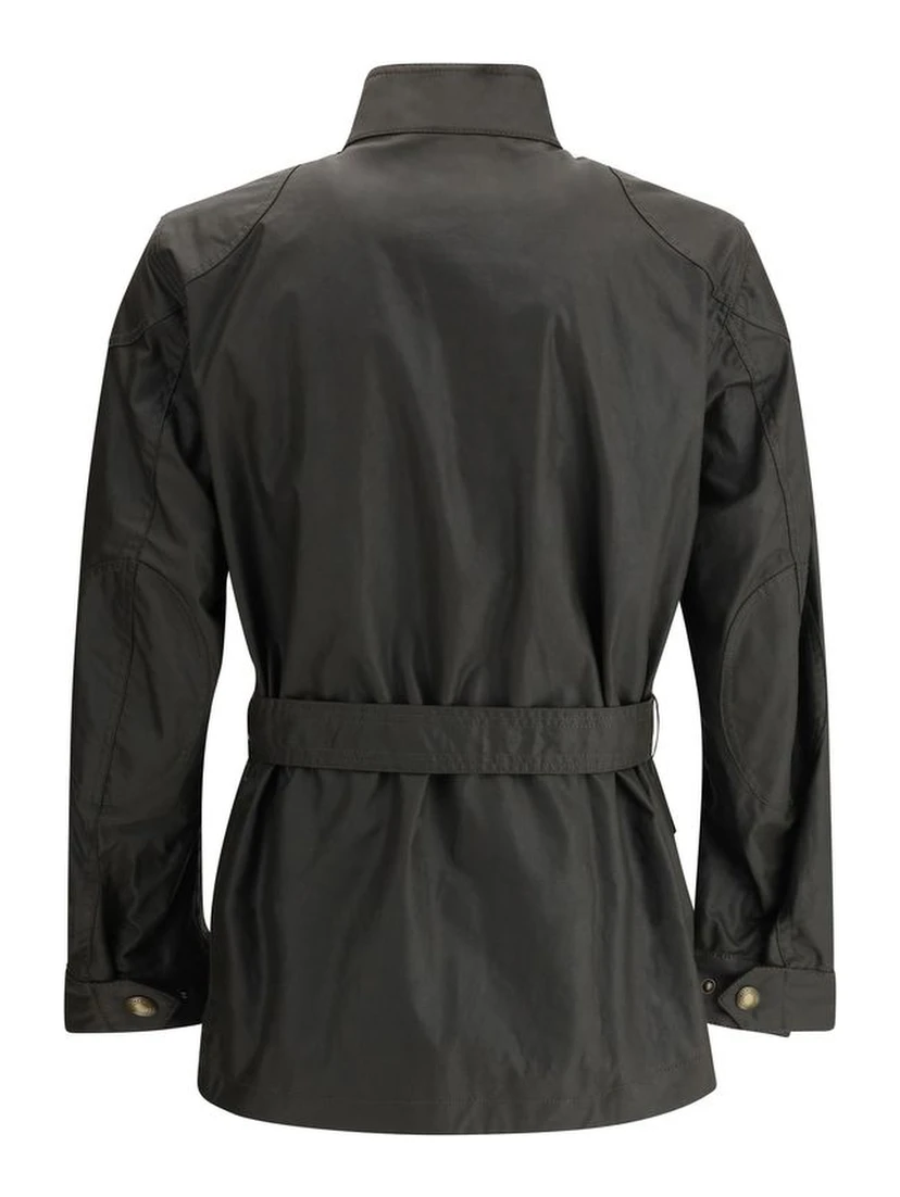 Bicolor Cotton Rain Coat