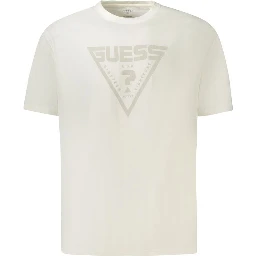 White Cotton Men T-Shirt
