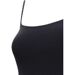 Black Polyamide Casual Dress