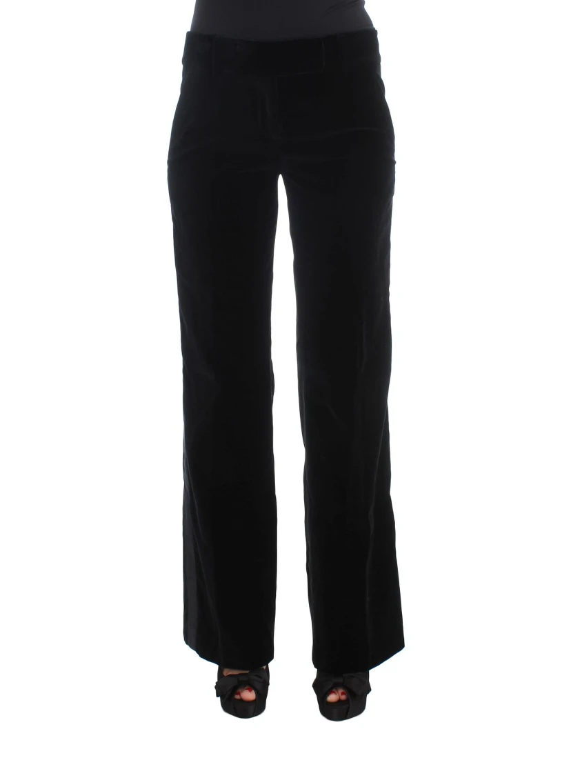 Black Viscose Pants