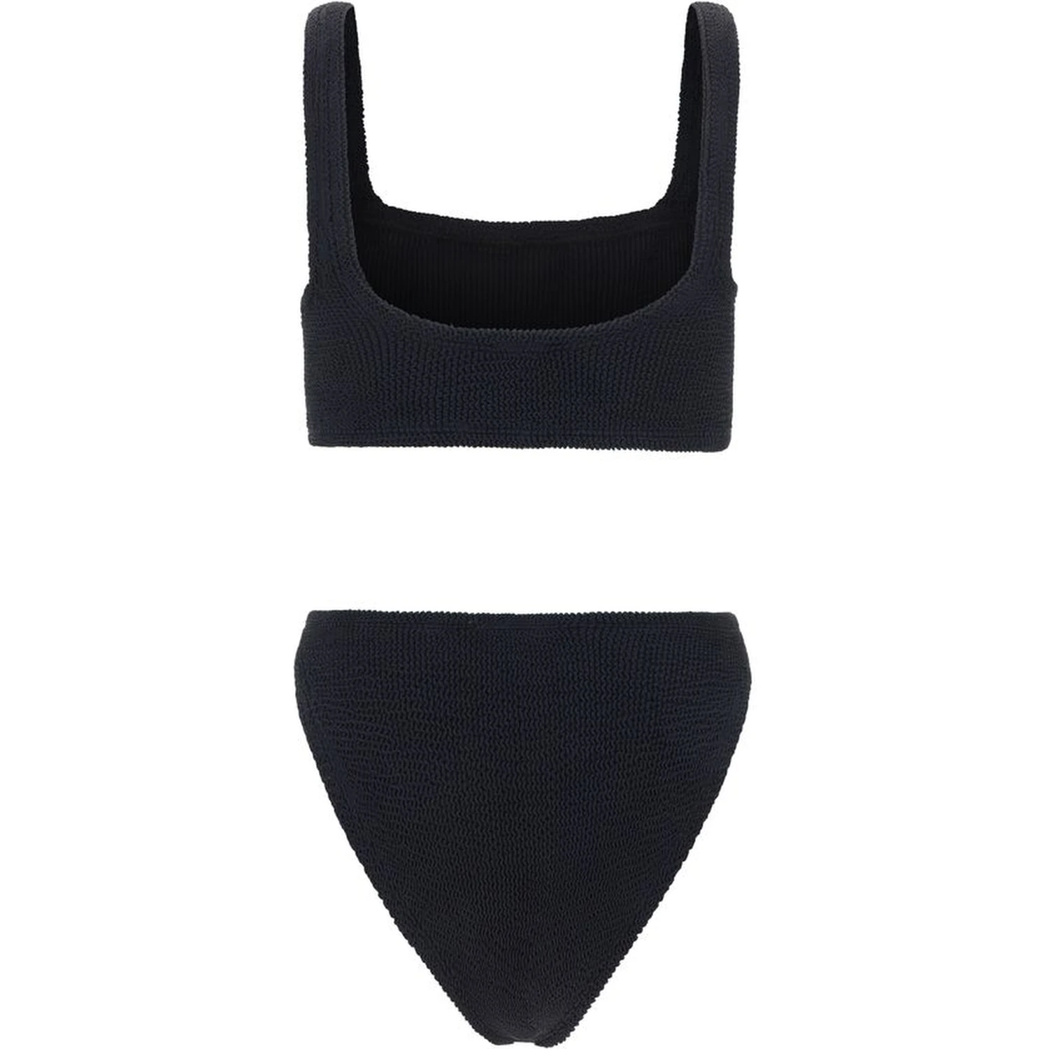 Black Polyamide One-Piece Swimsuit