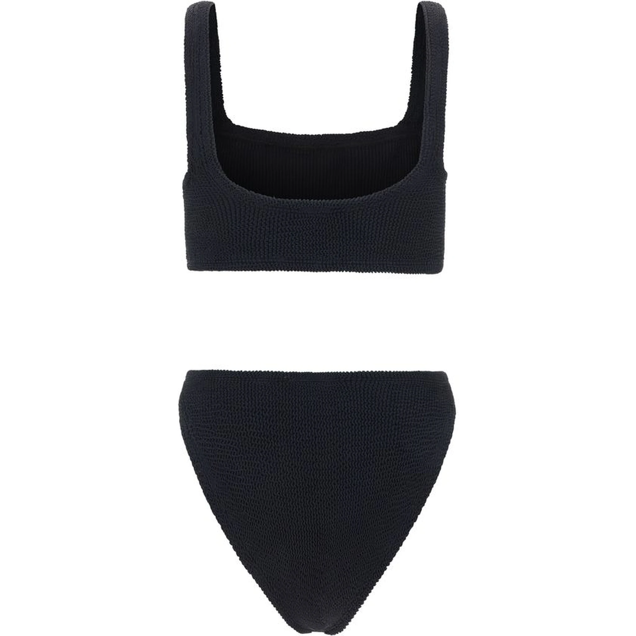 Black Polyamide One-Piece Swimsuit
