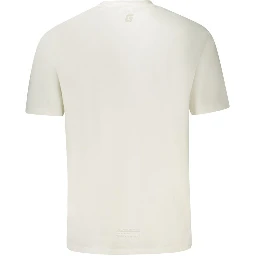 White Cotton Men T-Shirt