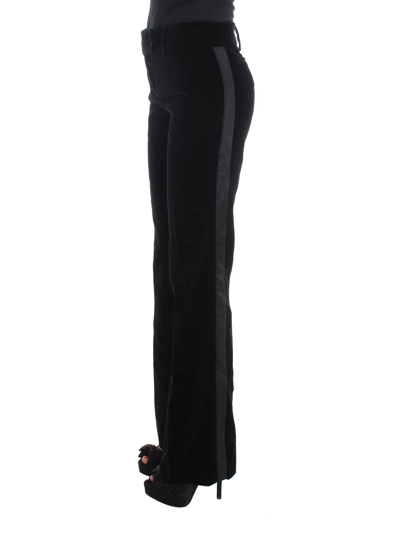 Black Viscose Pants