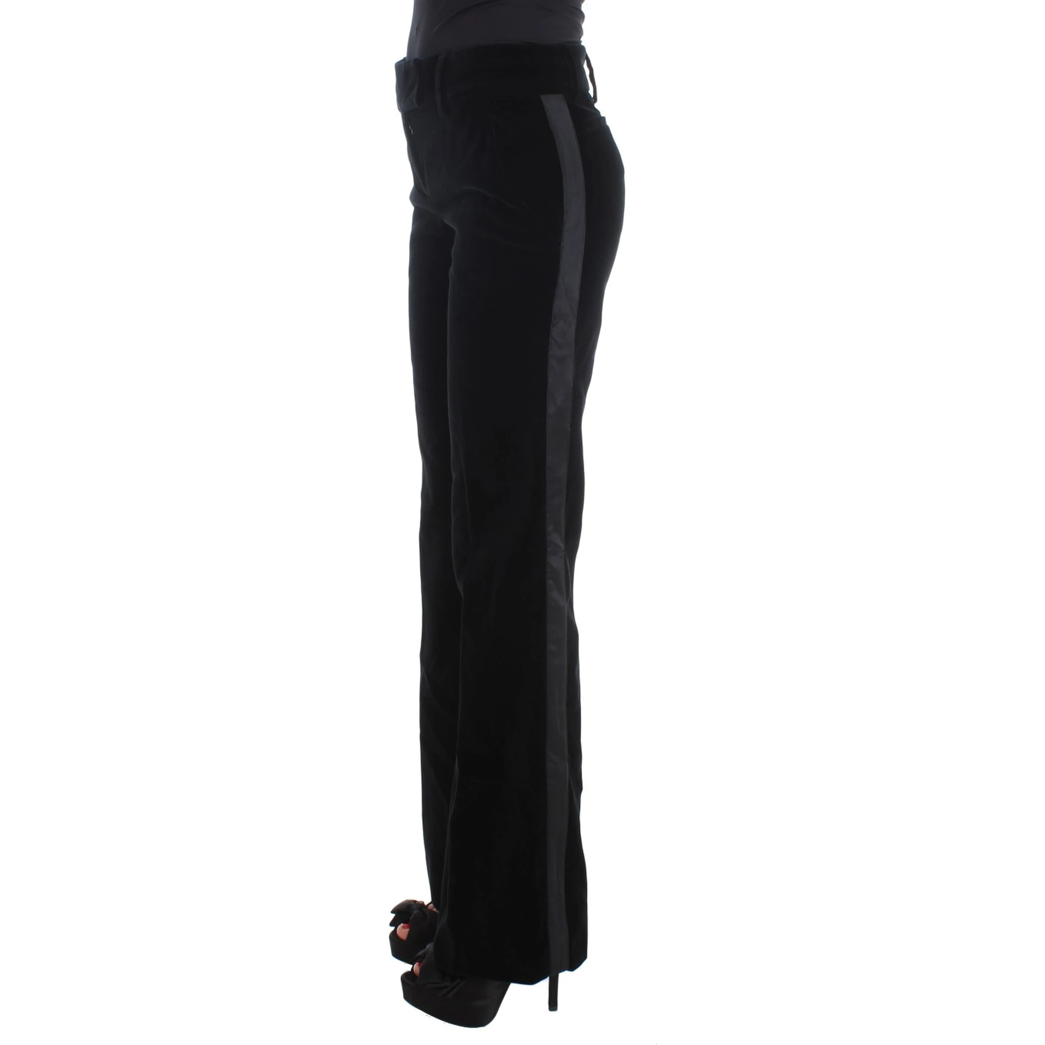 Black Viscose Pants