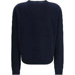 Blue Cashmere Sweatshirt
