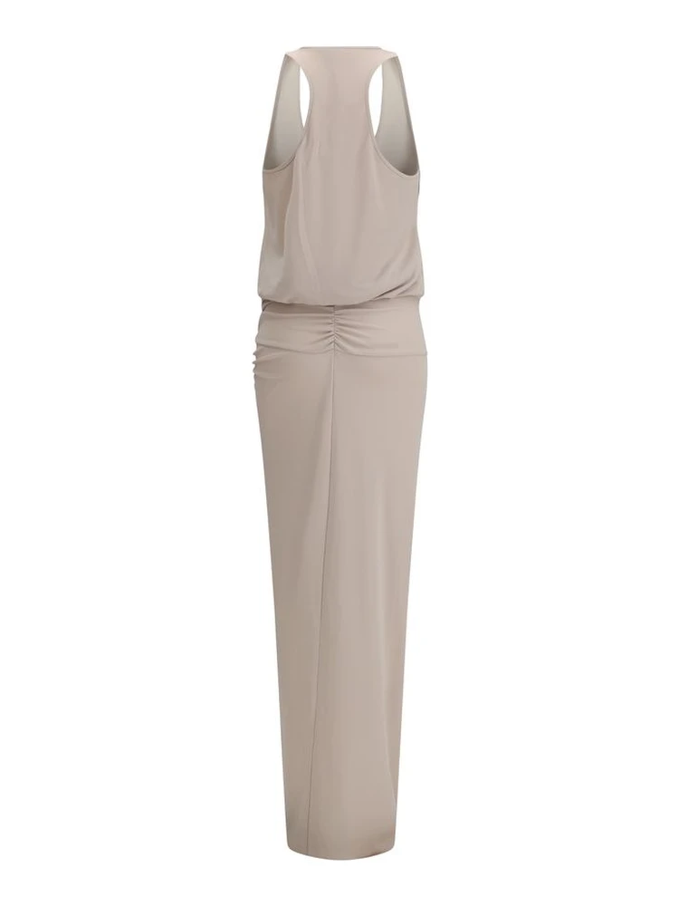 Gray Polyester Long Dress alternative