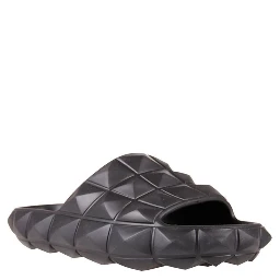 Black Rubber Slippers