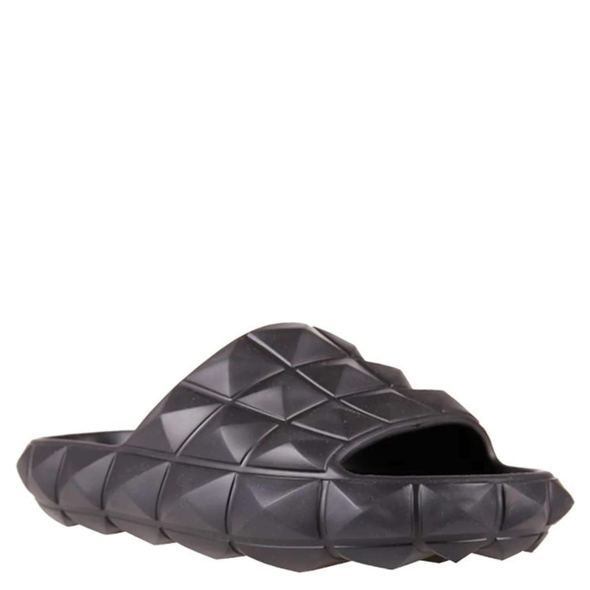 Black Rubber Slippers