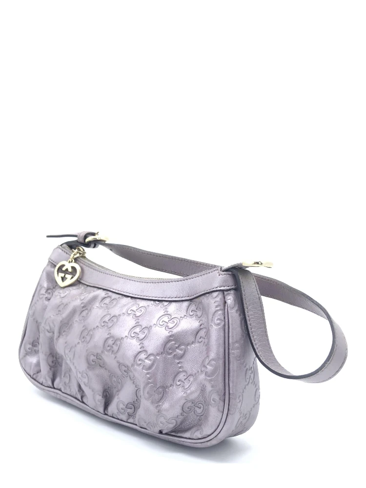 Metallic Guccissima Lovely Shoulder Bag
