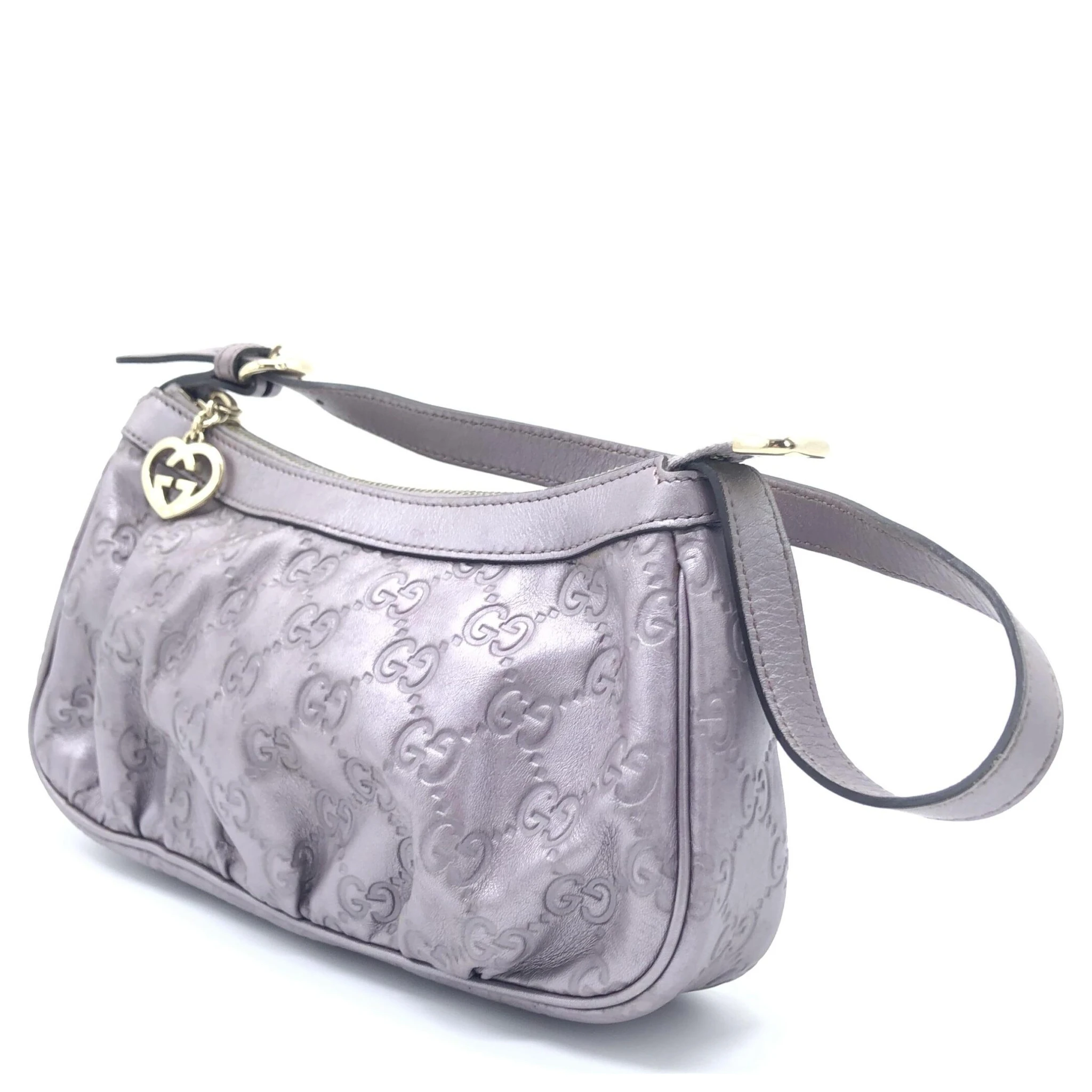 Metallic Guccissima Lovely Shoulder Bag