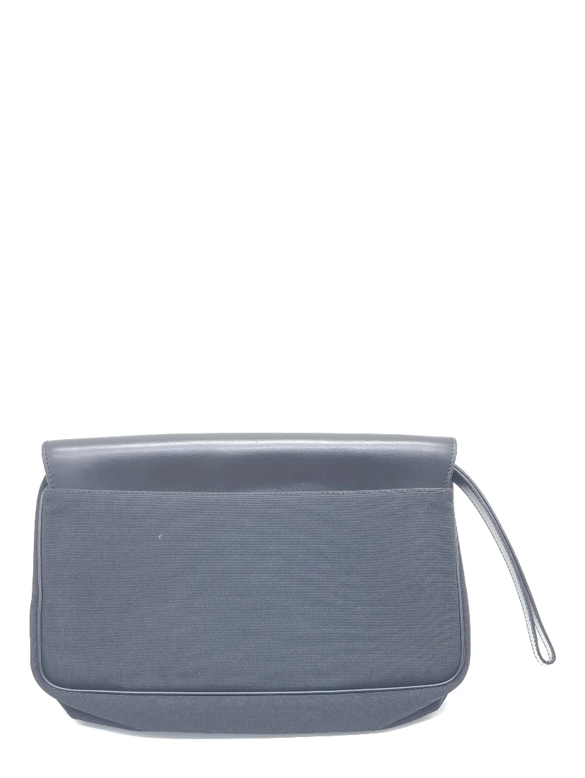 Black Leather Clutch Bag