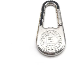 Silver Metal Compass Charm Keychain