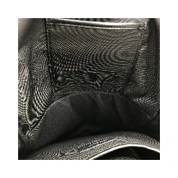 Black Leather City Backpack With Zipper