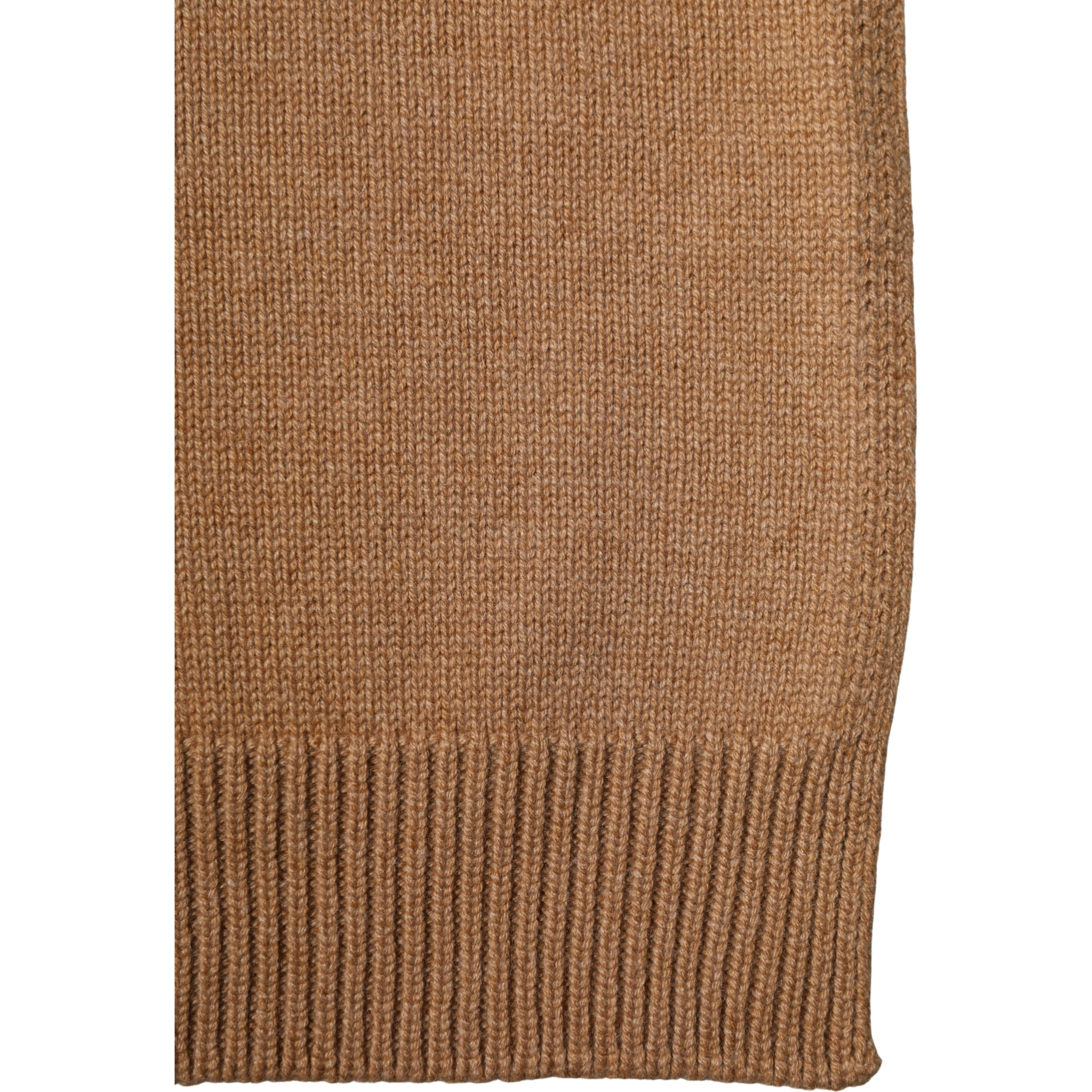 Brown Cashmere Knitted Foulard 207cm x 29cm Men Scarf