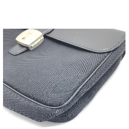 Black Leather Clutch Bag