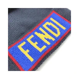 Wool Knit Beanie With Logo Design