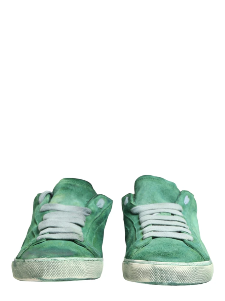 Green Suade DG Logo Sole Low Top Sneakers Shoes alternative