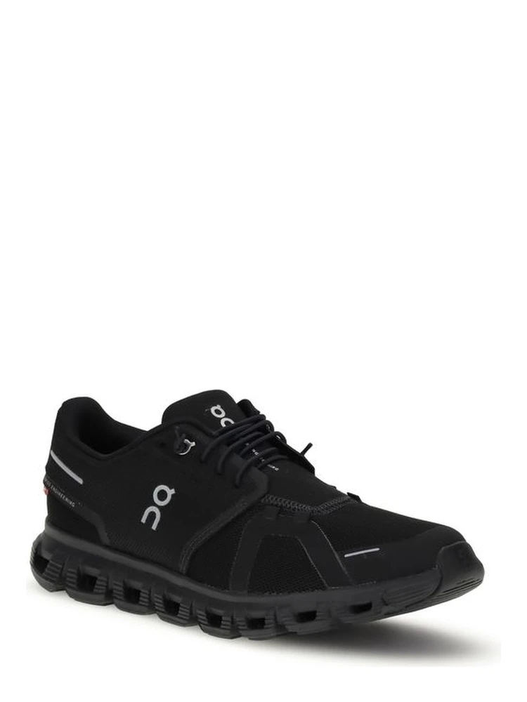 Black Polyurethane Athletic Sneakers alternative