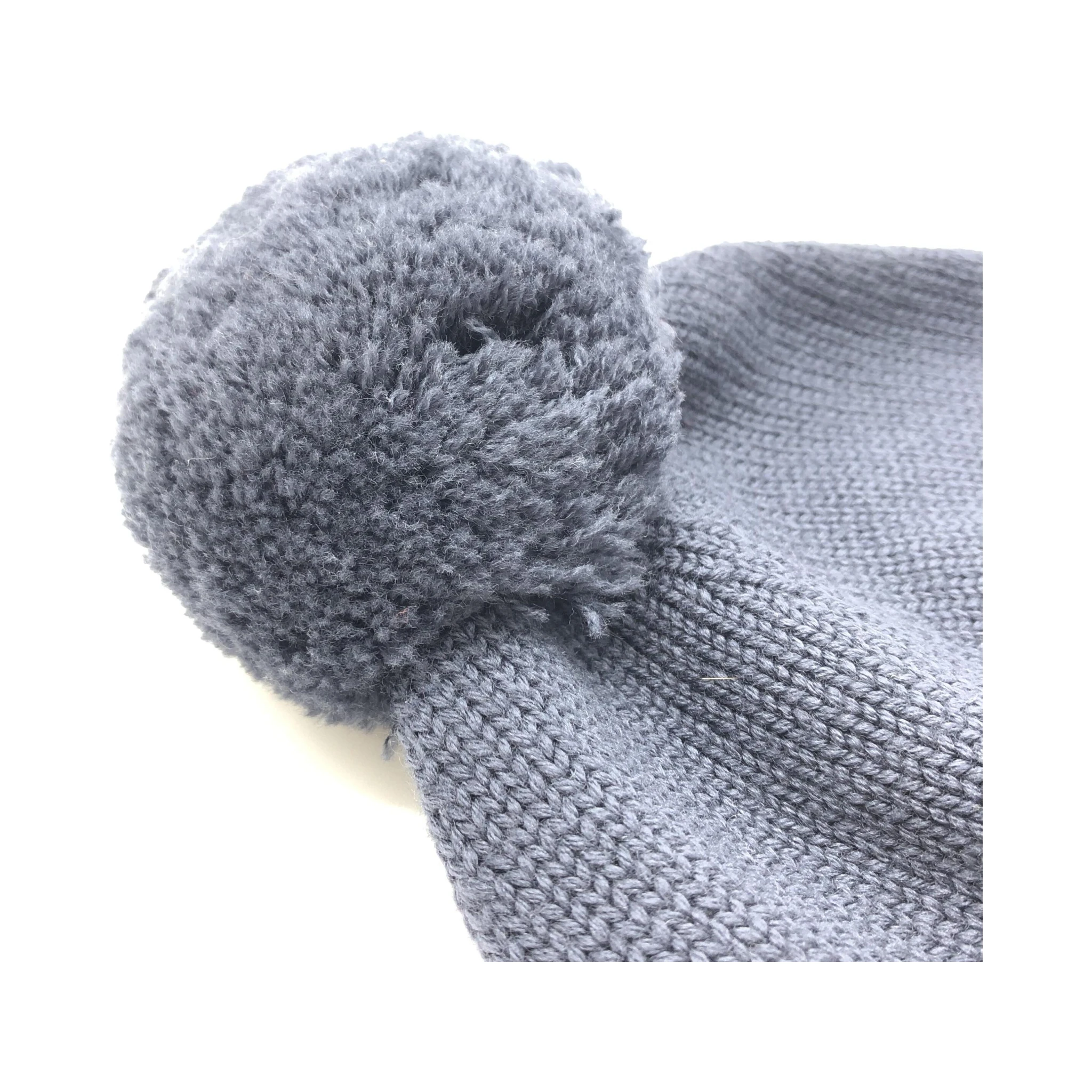 Wool Knit Beanie With Logo Design