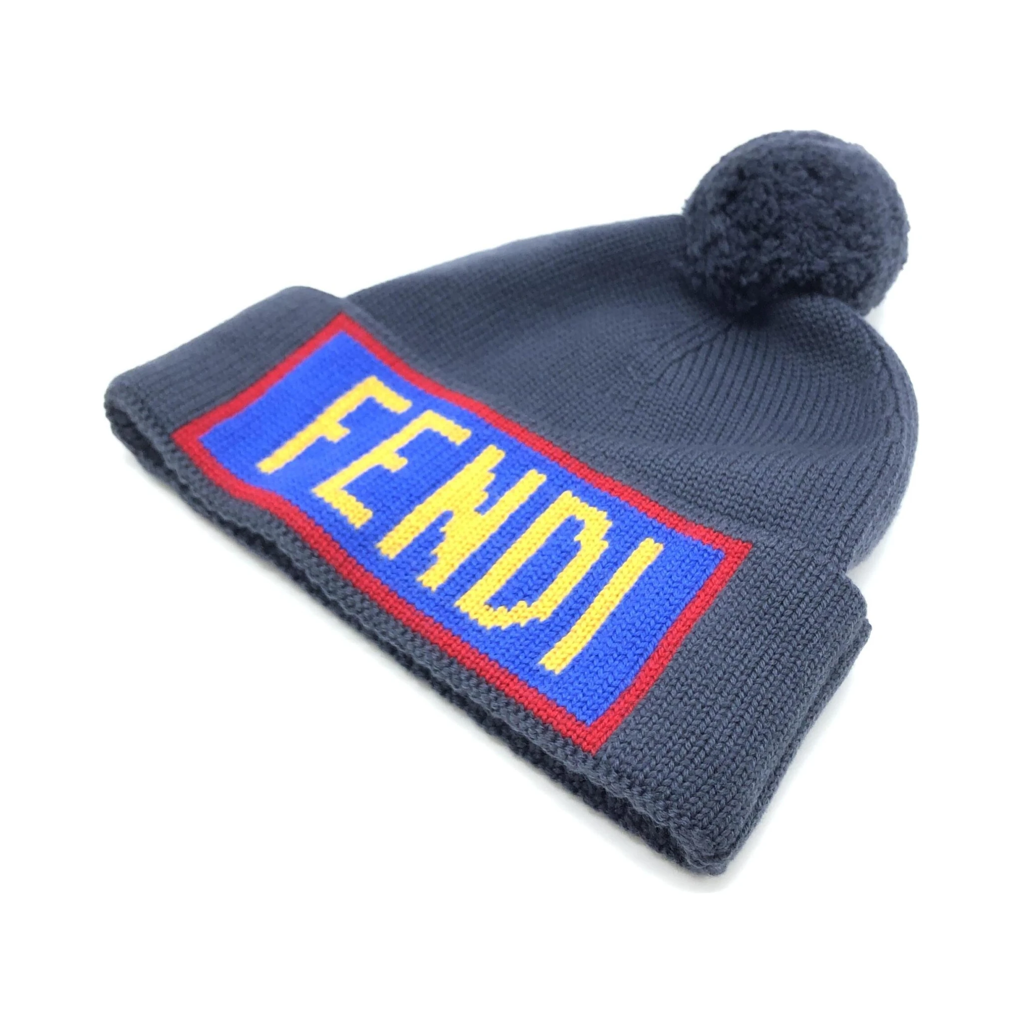 Wool Knit Beanie With Logo Design