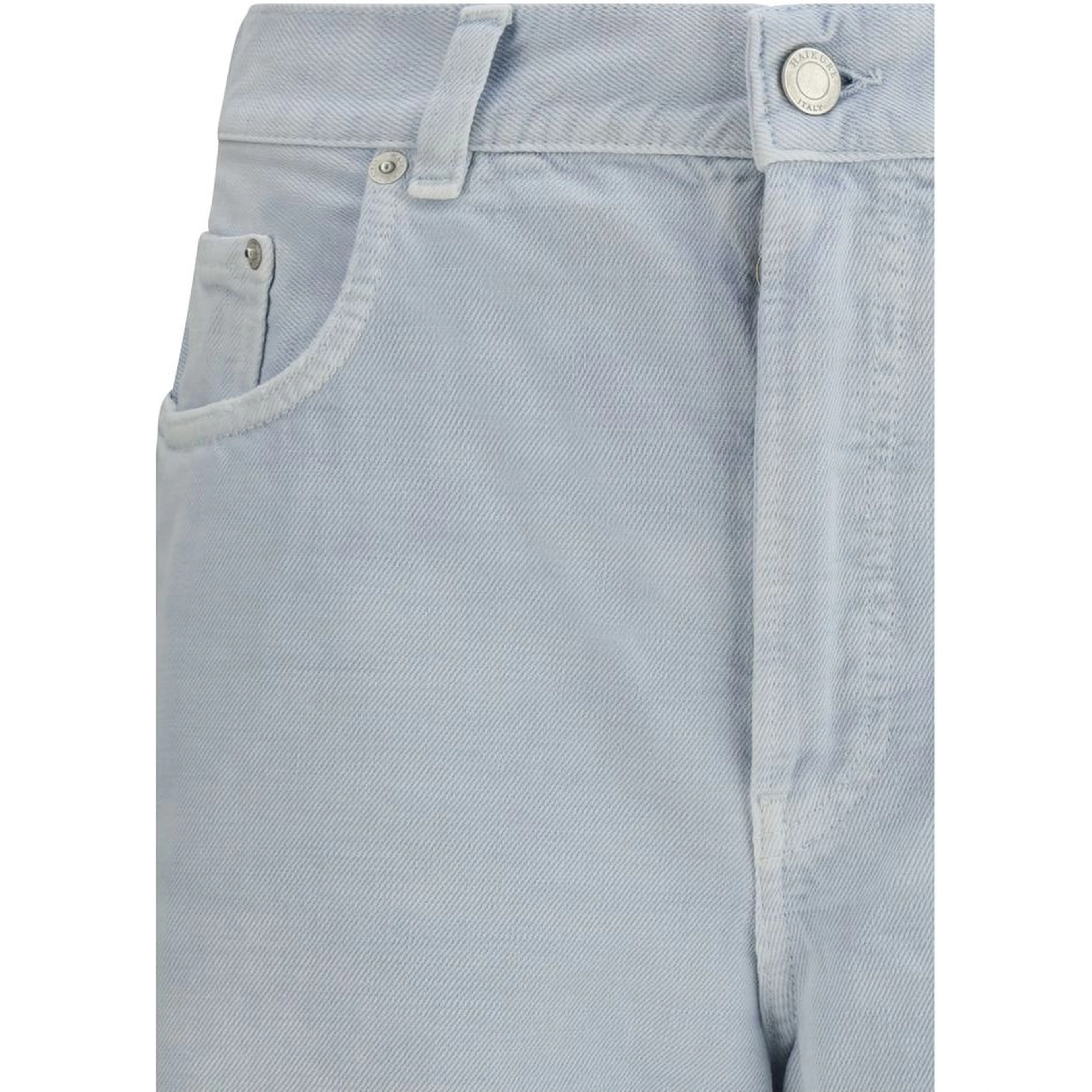 Blue Cotton Bermuda Shorts