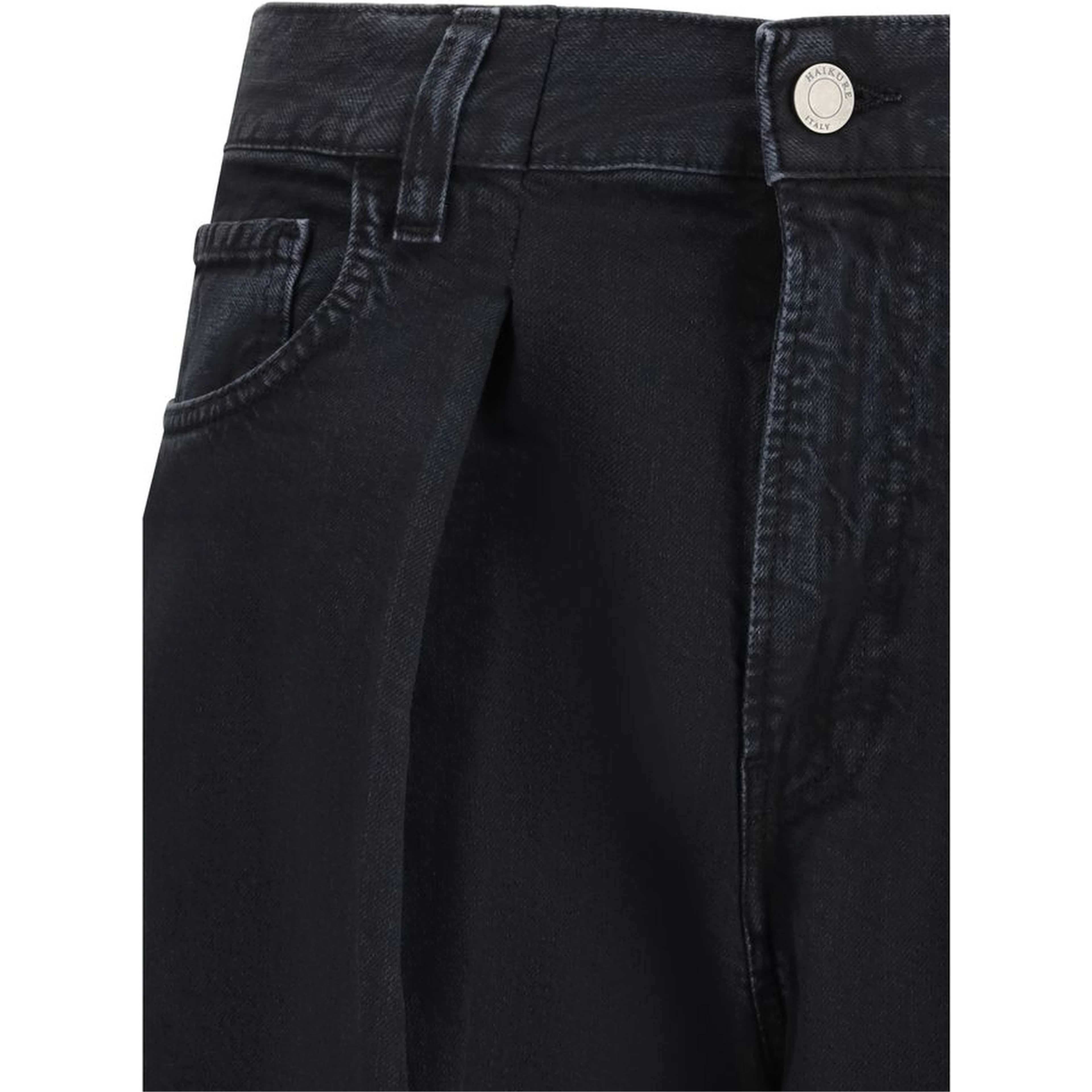 Black Cotton Jeans Denim
