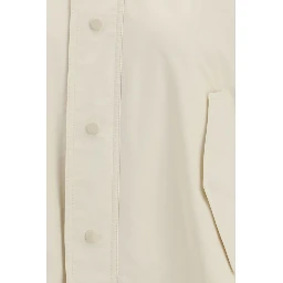Beige Cotton Rain Coat