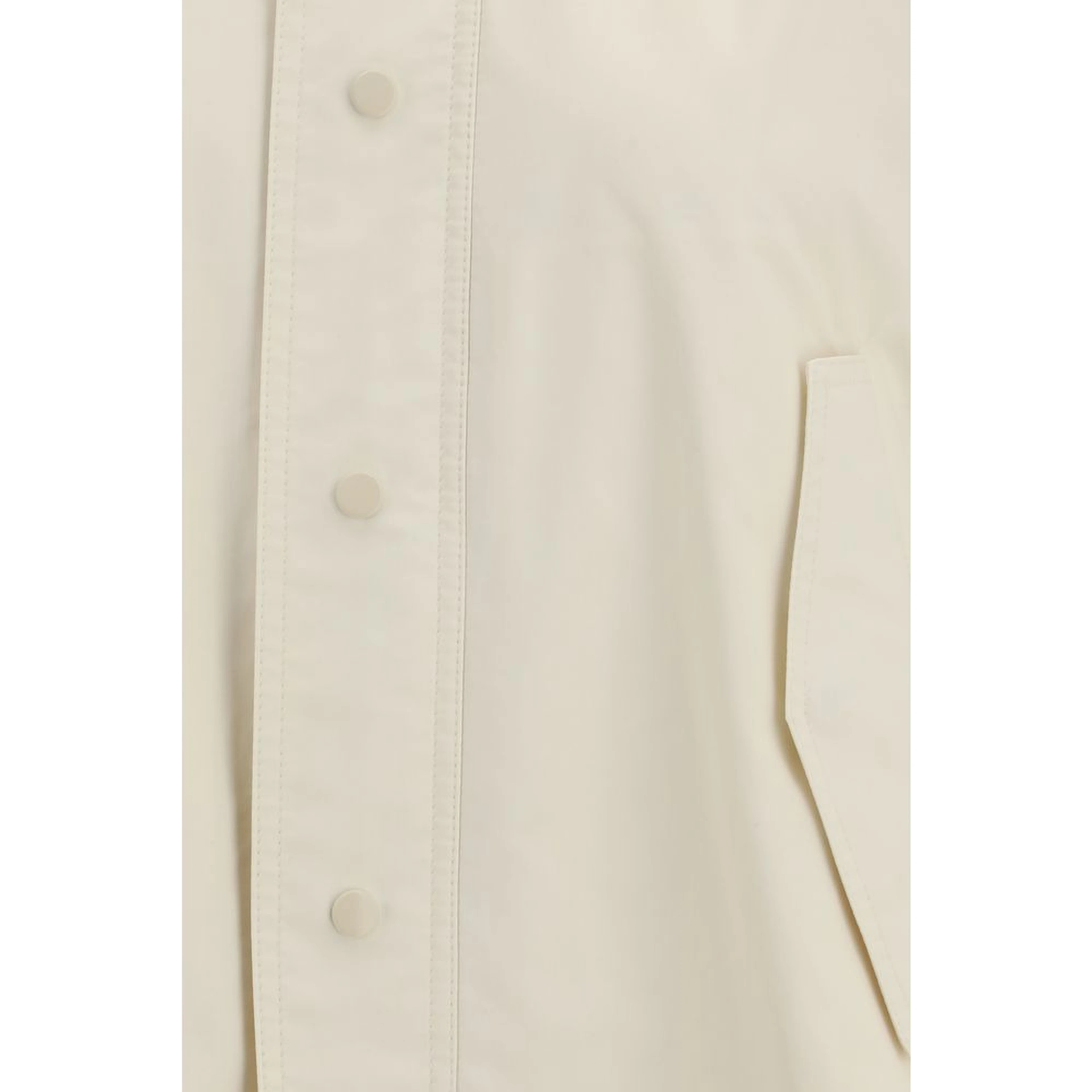 Beige Cotton Rain Coat