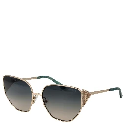 نظارات شمسية معدنية ذهبية