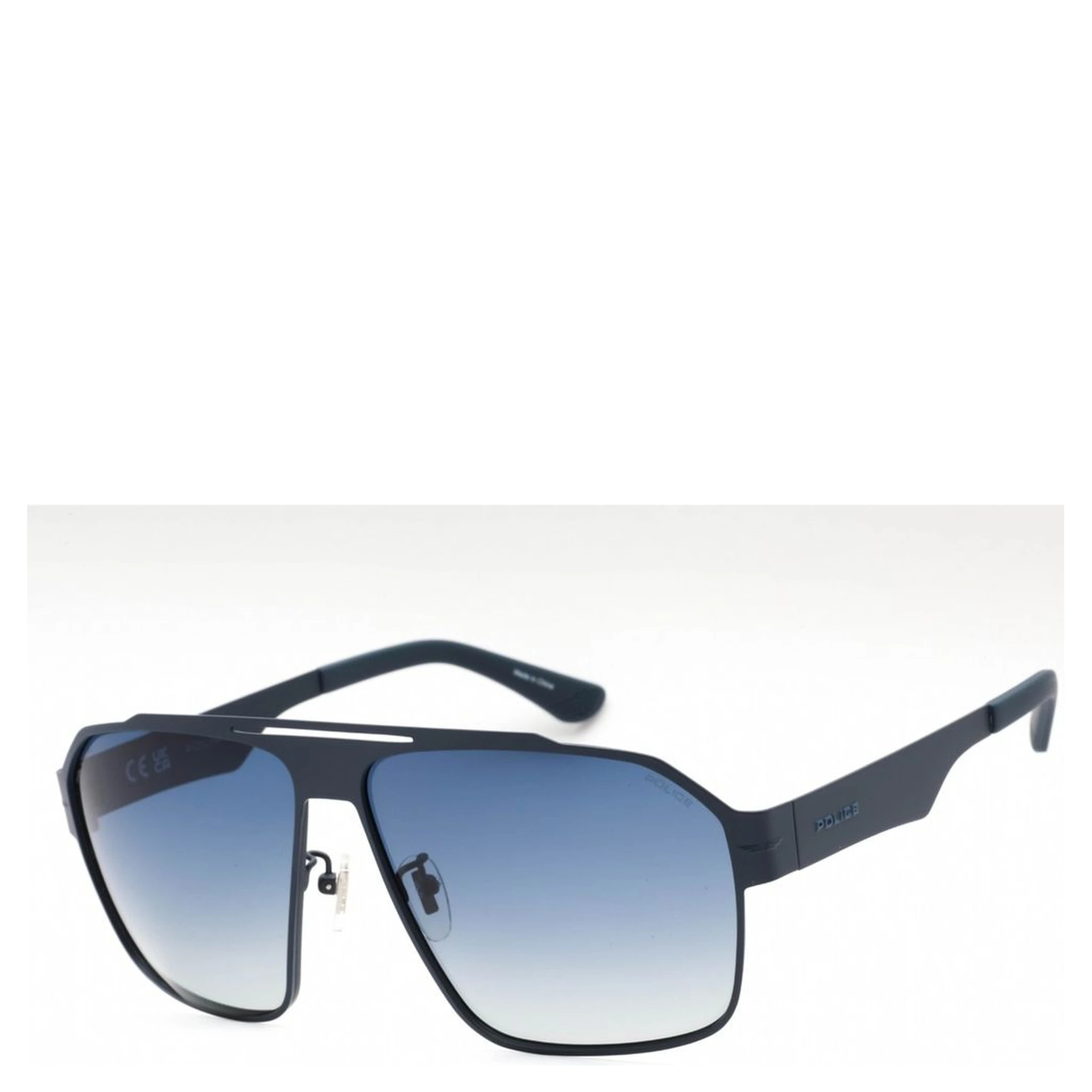 Blue Metal Sunglasses