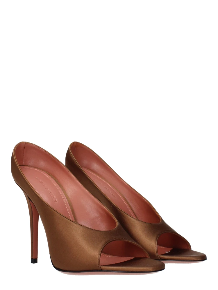 Brown Satin High Heel Pumps alternative