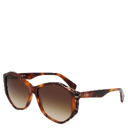 نظارات شمسية بنية اللون من الأسيتات