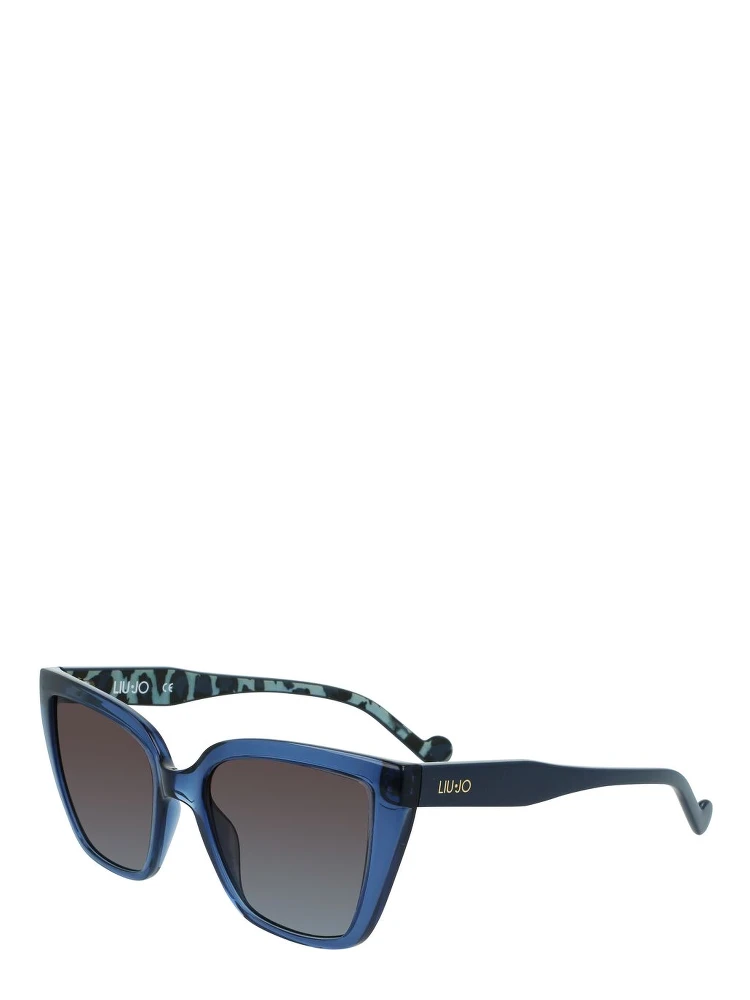 Blue Injected Sunglasses