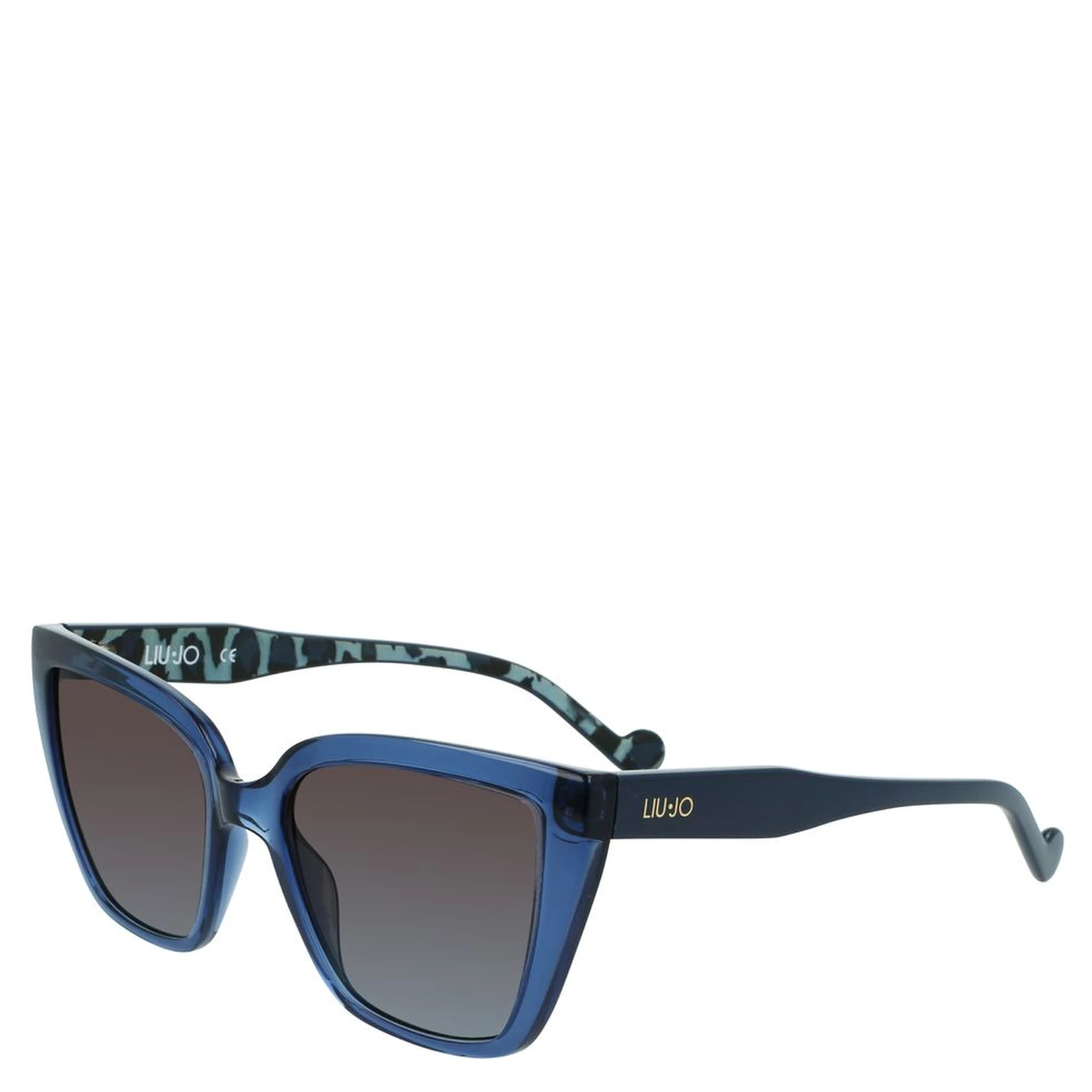 Blue Injected Sunglasses