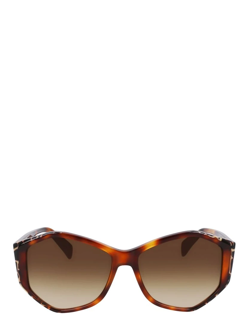 نظارات شمسية بنية اللون من الأسيتات