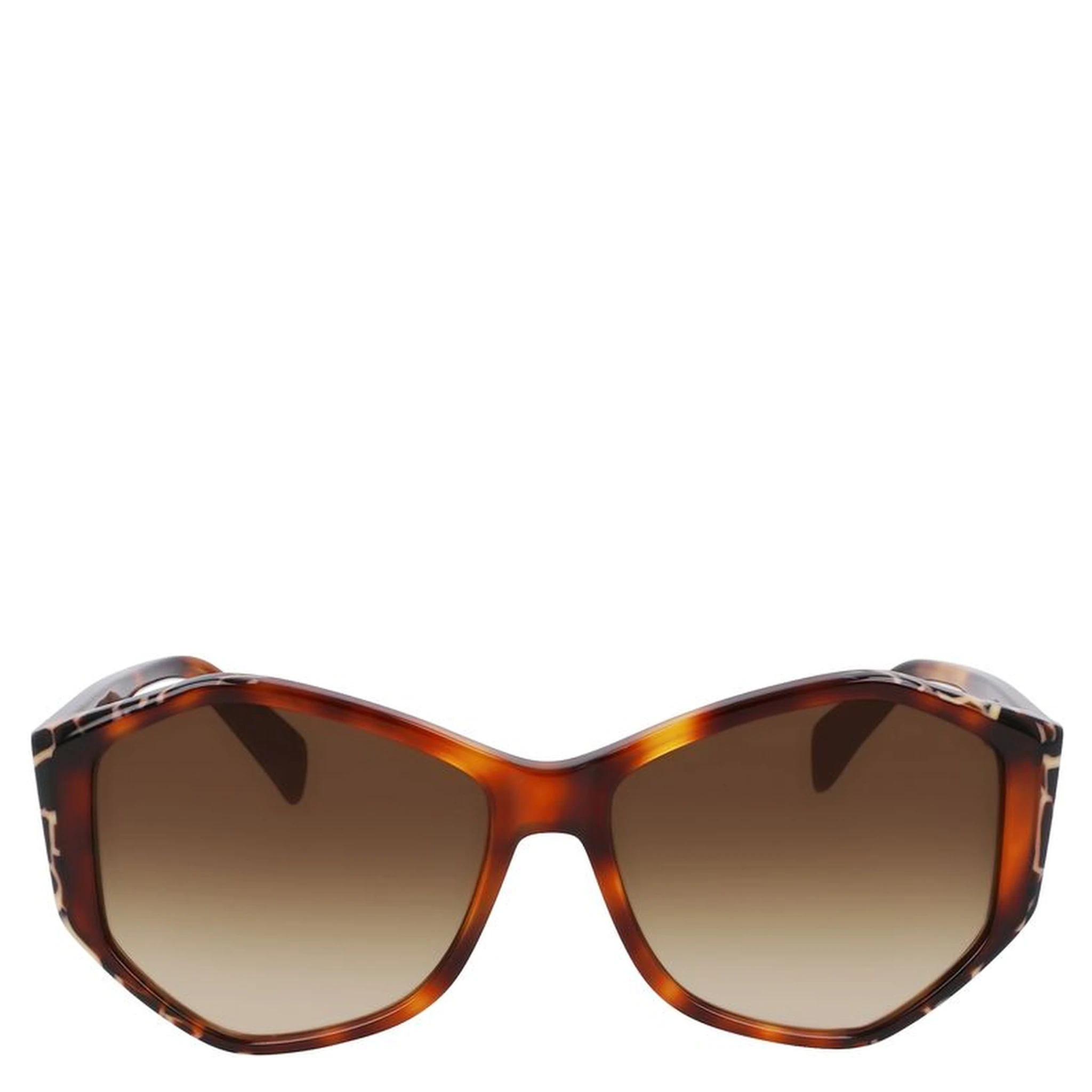 نظارات شمسية بنية اللون من الأسيتات